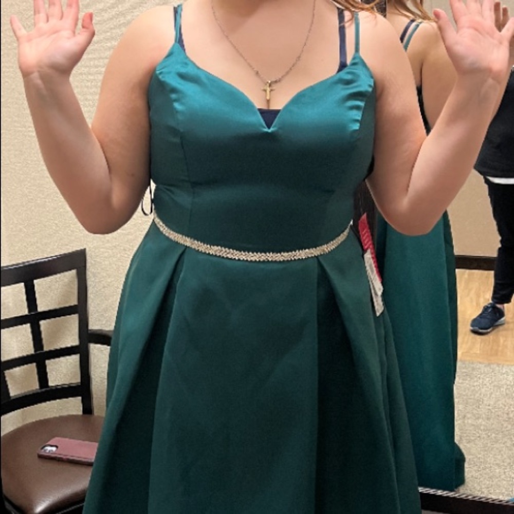 Very pretty flowy green/ blue dress